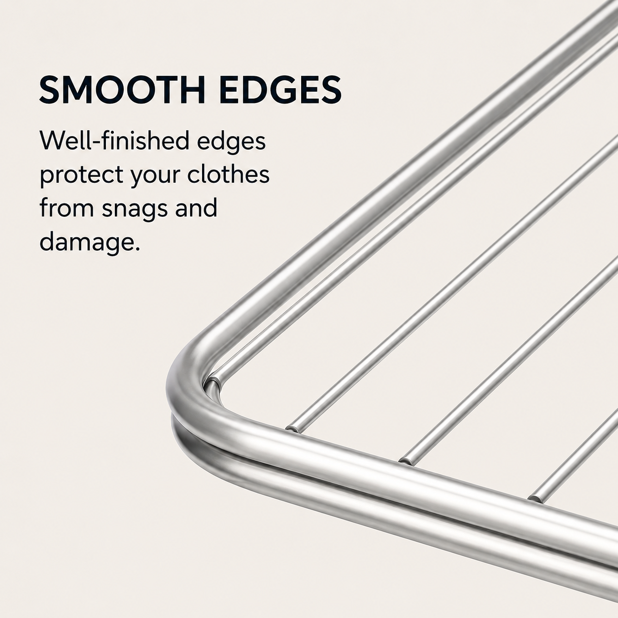 Foldable Cloth Drying Stand – Stainless Steel Clothes Dryer Rack | Space-Saving Laundry Organizer
